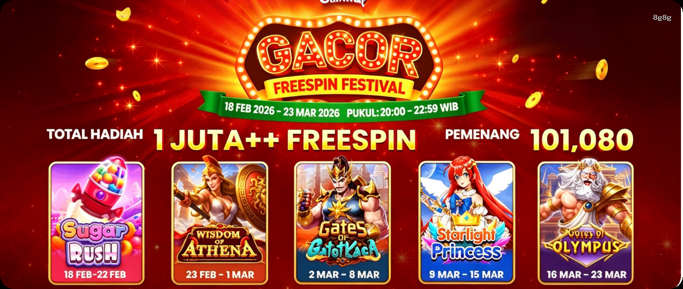 Login 8g8g Sekarang Bonus Melimpah